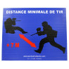 Panneau Distance minimun de sécurité