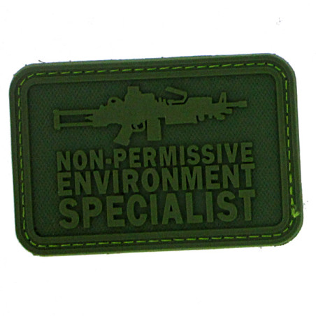 Patch pvc non permissive environnement specialist olive