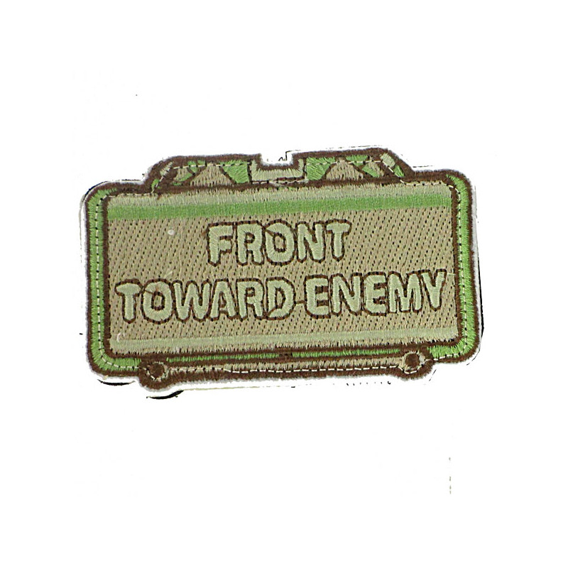 Patch écusson front toward Enemy Olive