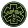 Patch pvc paramedic fond noir