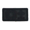 Patch PVC groupe sanguin O+ noir