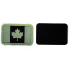 Patch Canada fond noir olive