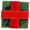 Patch tissu croix rouge cam CE