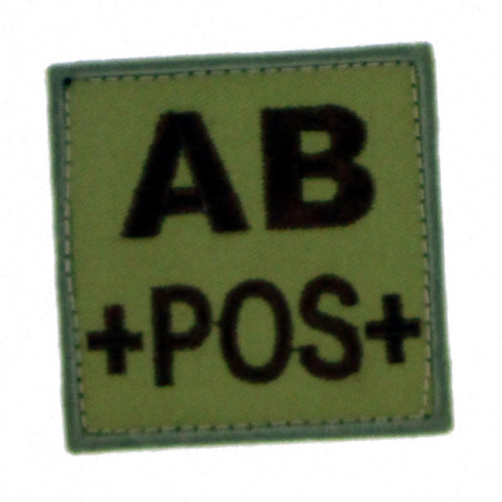 Patch TISSU groupe sanguin AB+ beige
