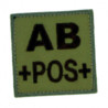Patch TISSU groupe sanguin AB+ beige