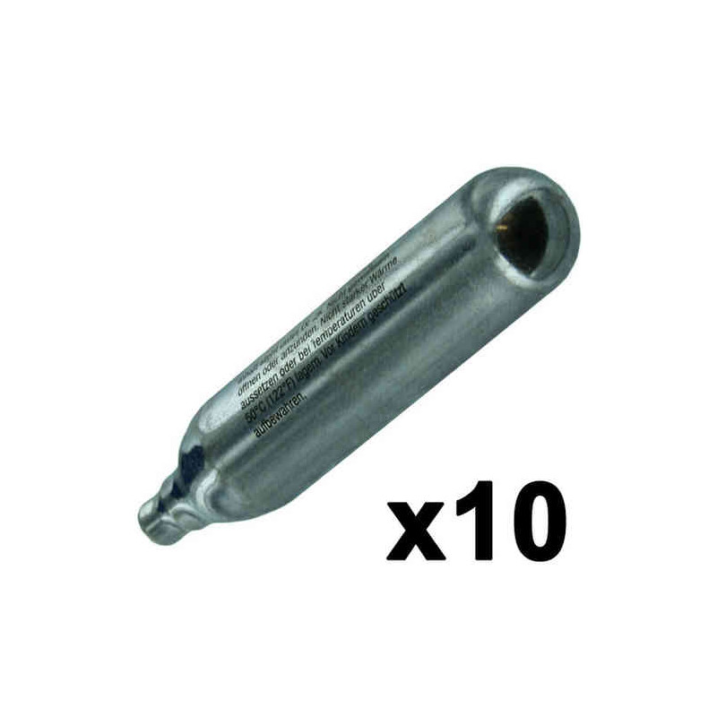 Pack 10 sparclettes CO2 12 grammes pour pistolet CO2 BB gun