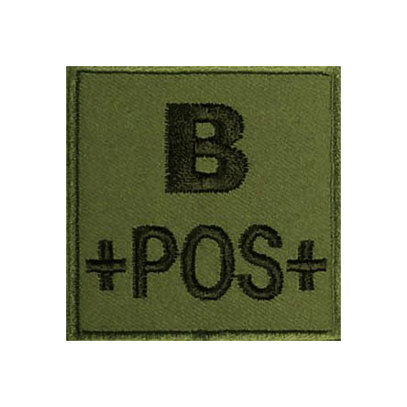 Patch Tissu Groupe Kaki B+