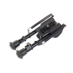 Bipod sniper avec pieds rétractables déployés FR Airsoft.