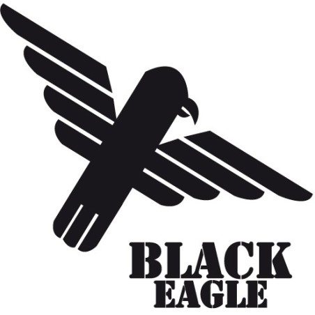 Plastron Black Eagle noir S M