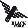 Plastron Black Eagle noir S M