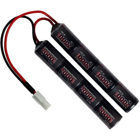 Batterie 9,6v 2000mAh, M15 cranestock, NiMH