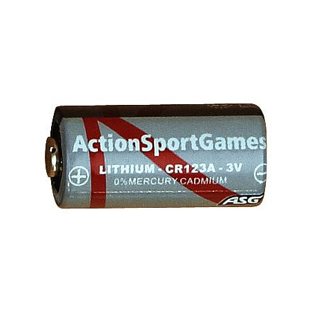 Battery, 3V, Lithium, CR123A, 1 pcs.