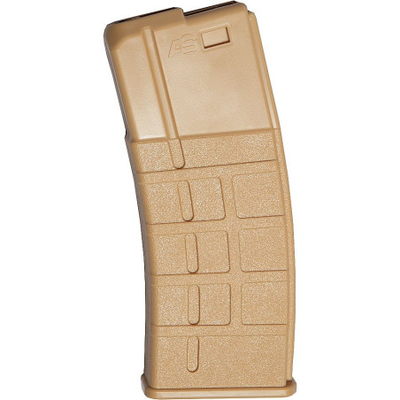 ASG 18108 Magazine Low Cap AEG 5 pcs M15 M16 85 roundslight tan