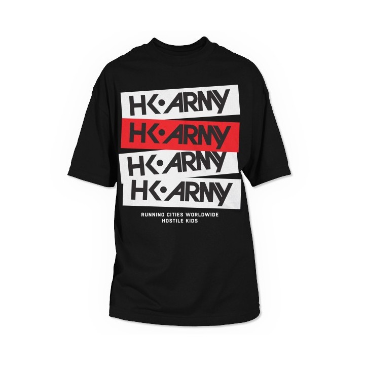 T-SHIRT POSTED - BLACK - MED