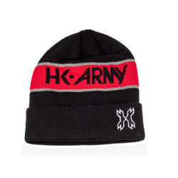 HK Army Beanie Attack Black Red