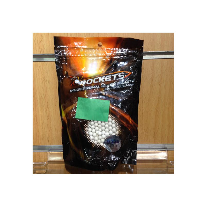 Bille airsoft Rockets 0.20GR - 2500 Billes