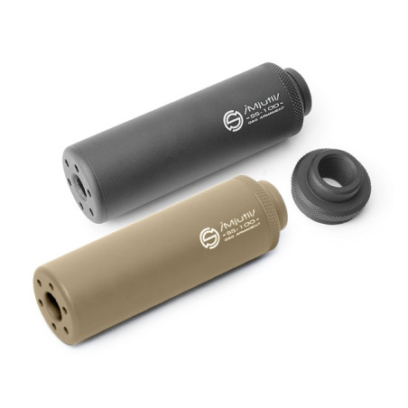 SILENCIEUX SS-80 AVEC ADAPTATEUR 14MM HORAIRE ANTI HORAIRE