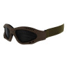 Airsoft O Style No Fog Metal Mesh Goggle Glasses Tan