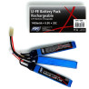 9,9V Battery, 1400 mAh, LI-FE, sticks