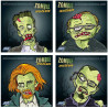 Shooting targets, Zombie, 14cm, 100 pcs