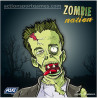 Lot 100 cibles carton zombie pour porte-cible 14cm