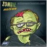 Shooting targets, Zombie, 14cm, 100 pcs