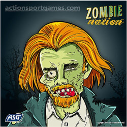 Accessoire tir de loisir cible zombie ASG 14x14cm
