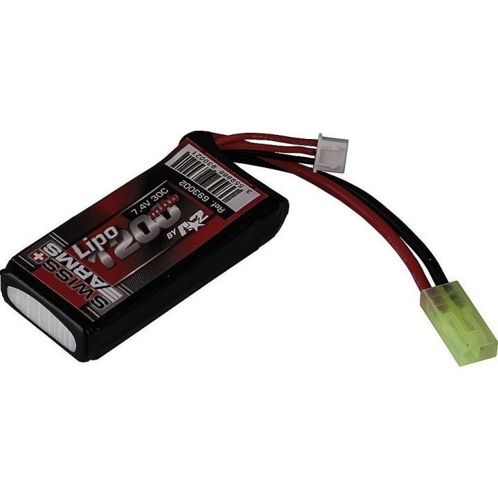 SWISS ARMS Lipo 7,4V 1200mAh 25C - Batteries