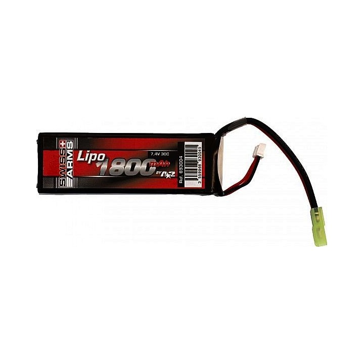 SWISS ARMS Lipo 7,4V 1800mAh 30C - Batteries