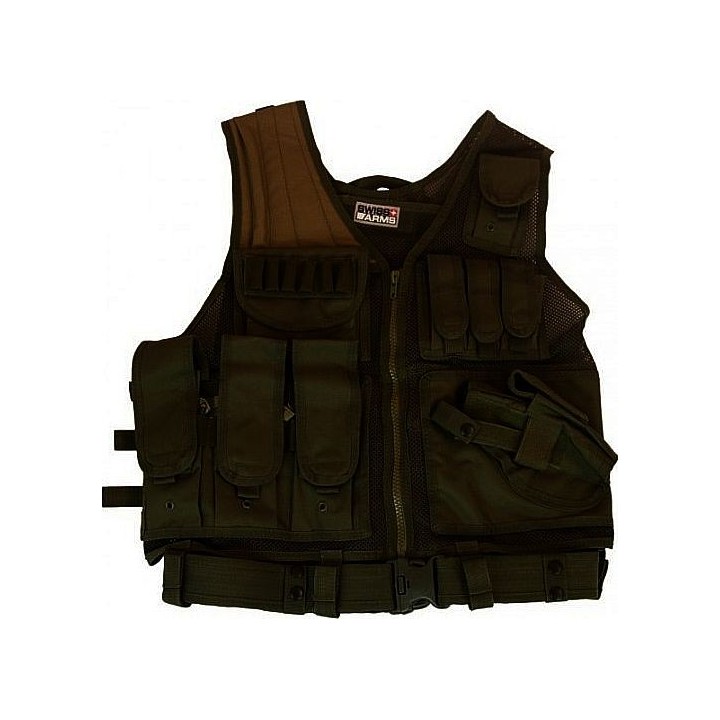 Veste SWISS ARMS Tactique OD Green BT-4 Cybergun