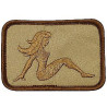 Patch femme marron