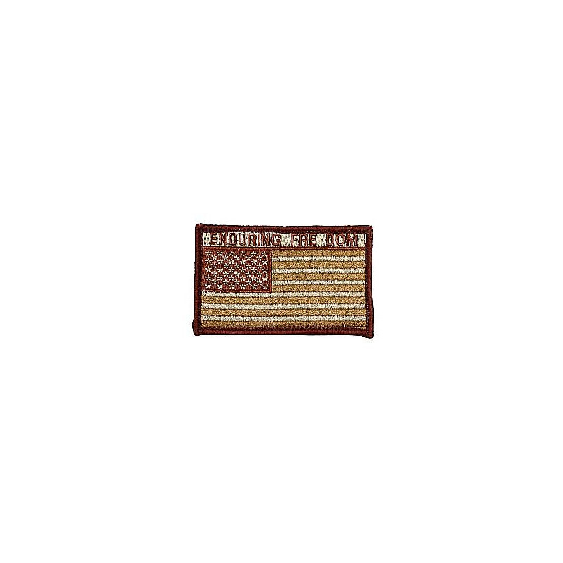 Patch USA marron
