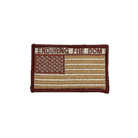 Patch USA marron