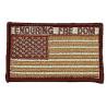 Patch USA marron