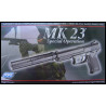 Gaz culasse fixe MK23 hop-up noir