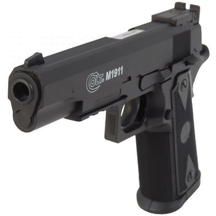 COLT 1911 MATCH Co2 culasse plastique fixe 6mm 15BB's