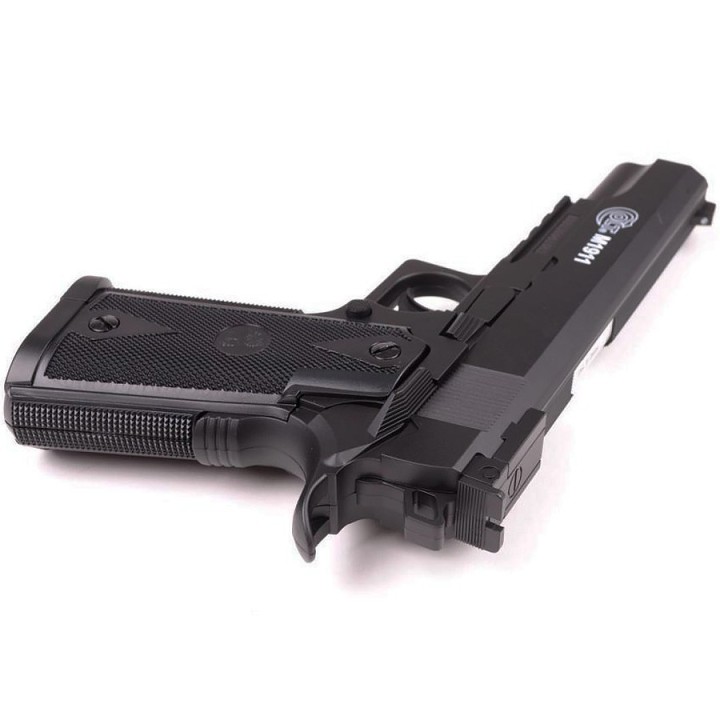 COLT 1911 MATCH Co2 culasse plastique fixe 6mm 15BB's