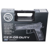 CZ P-09 ASG DUTY GAZ BLOWBACK CULASSE METAL HOP UP SEMI AUTO 0.7 JOULE AVEC SA MALLETTE