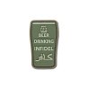 Patch Beer Drinking Infidel, olive