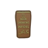 Patch Beer Drinking Infidel, tan