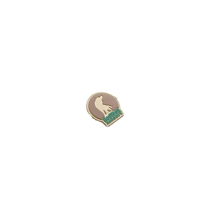PATCH RED WOLF TAN