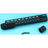 12.5 Inch Upper Cut Keymod Handguard for MSeries AEG NOIR