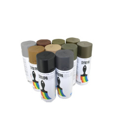 Peinture militaria 400ml gris mat centre europe clair