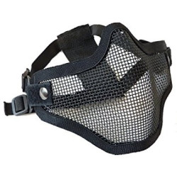 demi-masque airsoft protection visage masque treillis métal