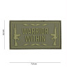 Patch 3D PVC Warrior within green