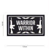 Patch 3D PVC Warrior within black