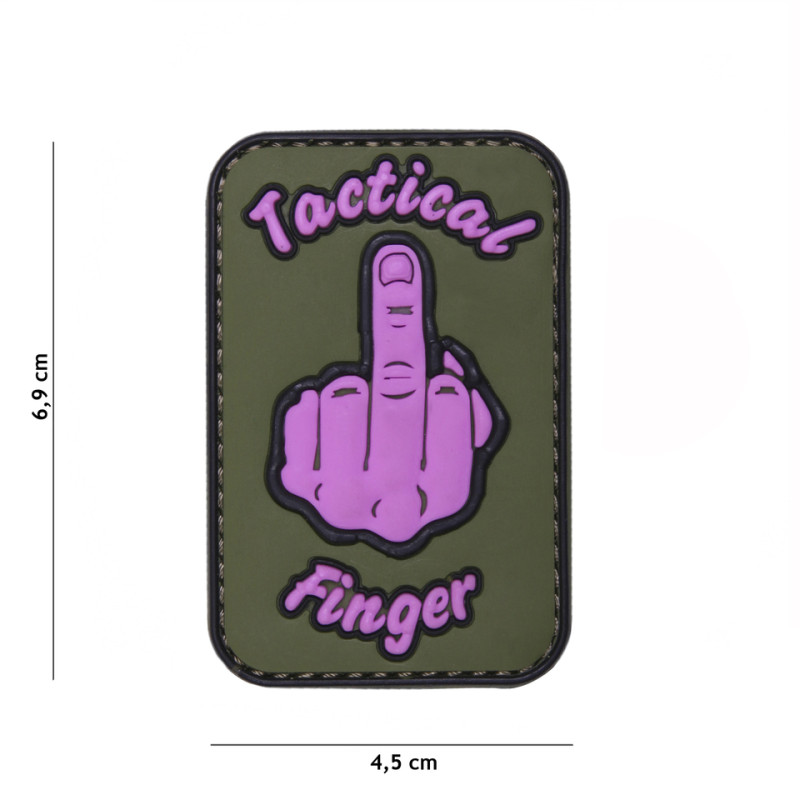 Patch 3D PVC Tactical finger