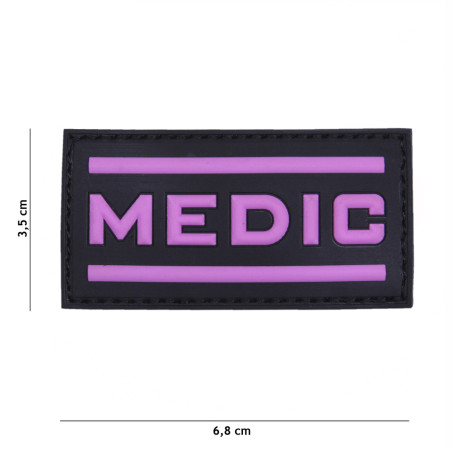 Patch 3D PVC Medic pink