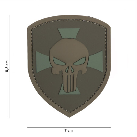 Patch 3D PVC Shield coyote