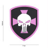 Patch 3D PVC Shield pink
